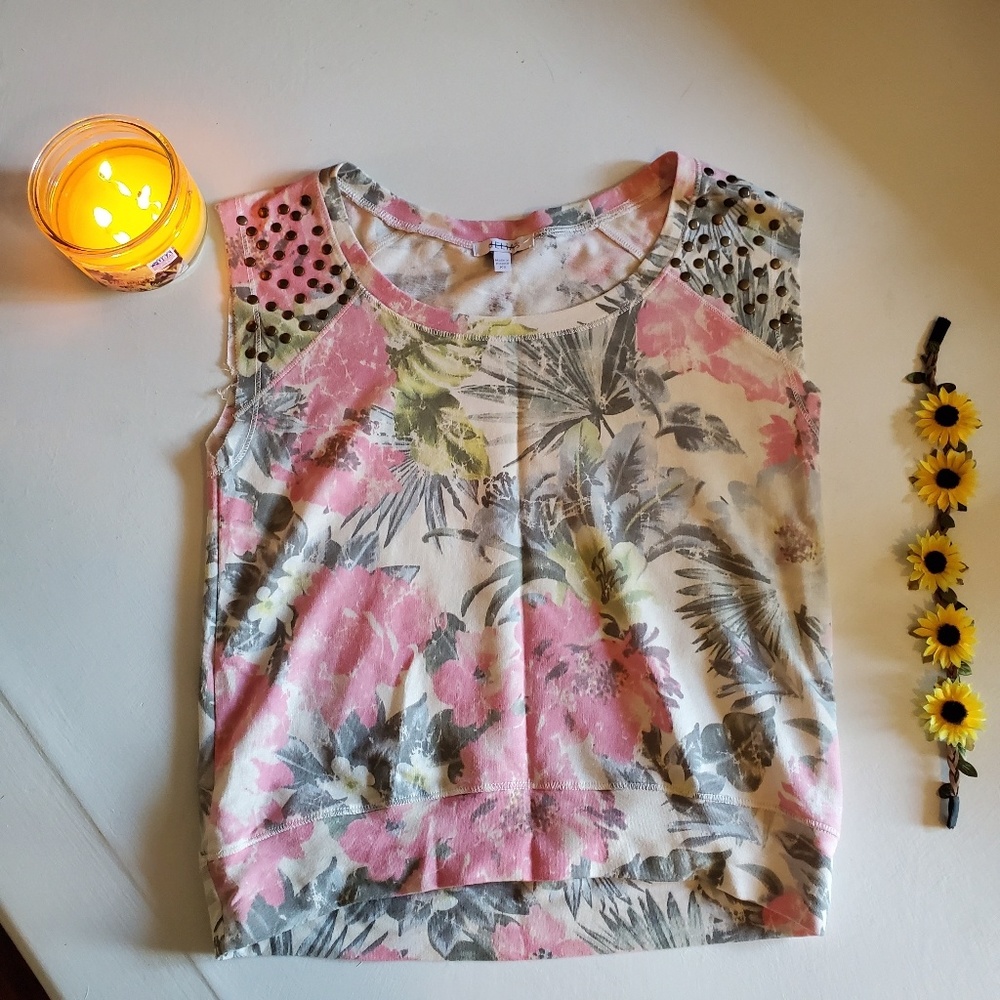 Floral Muscle Tee